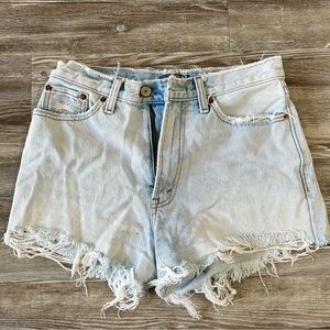 Abercrombie & Fitch high-waist jean shorts